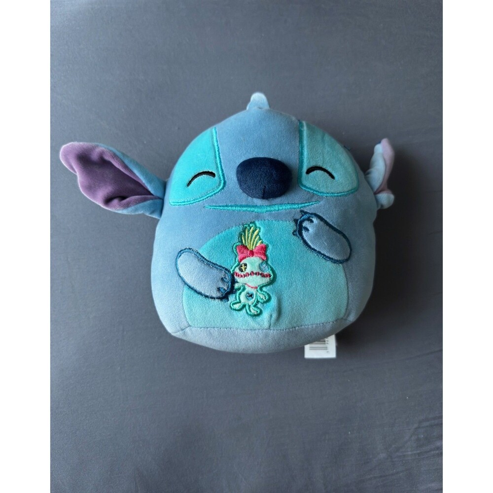 Squishmallow Disney Stitch with Scrump Plush 8" Lilo & Stitch Kellytoy Toy Cute